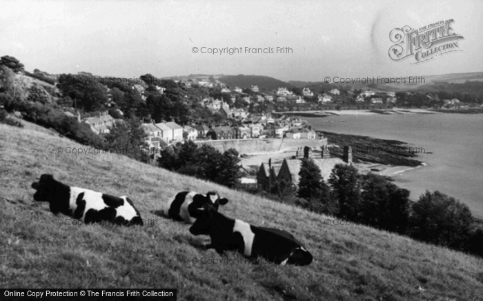 Photo of St Mawes, View From Castle Hill c.1955