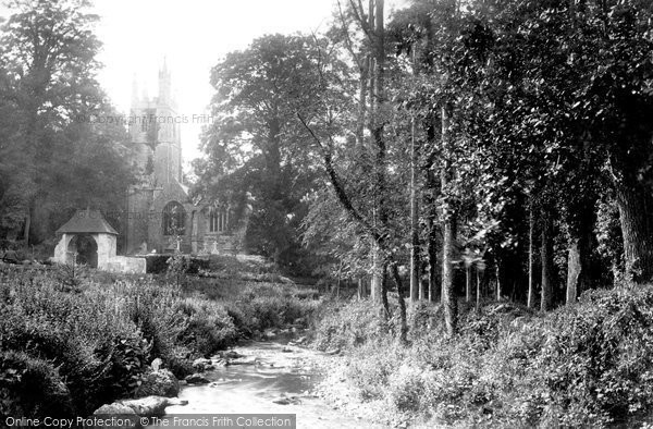 Photo of St Mawgan, Church And Lychgate 1894