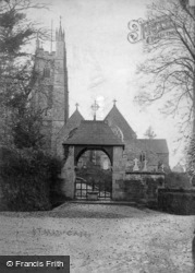 Church And Lychgate c.1900, St Mawgan