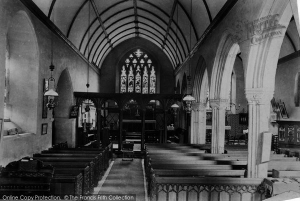 Photo of St Mawgan, Church Interior 1907
