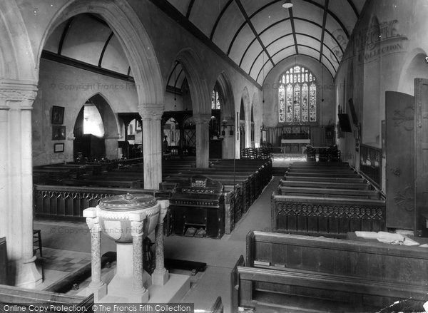 Photo of St Mawgan, Church Interior 1937