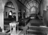 Church Interior 1937, St Mawgan