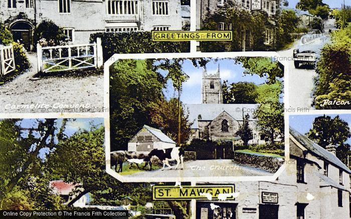 Photo of St Mawgan, Composite c.1960