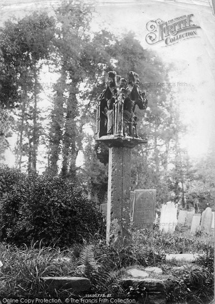 Photo of St Mawgan, Cross In Churchyard 1894