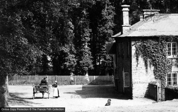 Photo of St Mawgan, Outside The Falcon Inn 1888