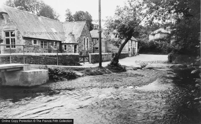 Photo of St Mawgan, River Mellenhayle c.1955