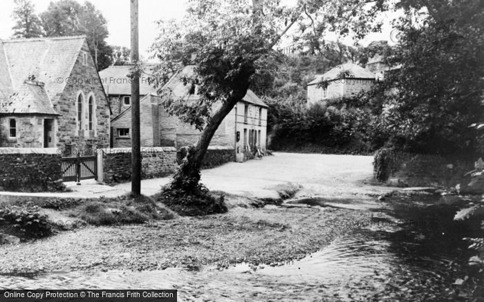 Photo of St Mawgan, River Mellenhayle c.1955
