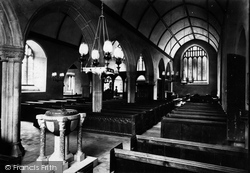 The Church, Interior 1888, St Mawgan
