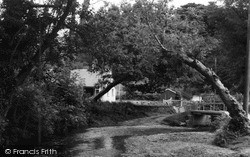 The River Mellenhayle c.1960, St Mawgan