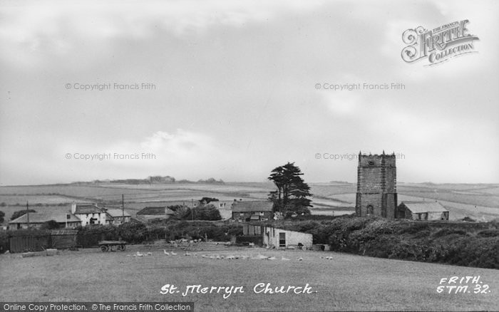 Photo of St Merryn, Church c.1955