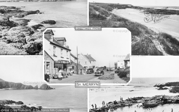 Photo of St Merryn, Composite c.1955