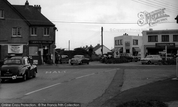 Photo of St Merryn, Cross Roads c.1955