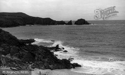 Merope Rocks From Mother Ivey's Bay c.1955, St Merryn