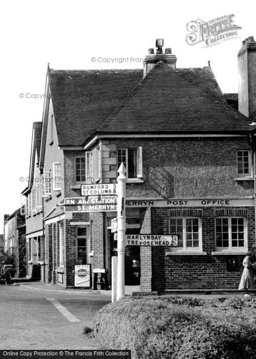 Photo of St Merryn, Post Office c.1955