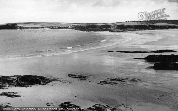 Photo of St Merryn, Trevone From Harlyn Bay c.1955
