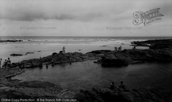 Photo of St Merryn, Treyarnon Bay Bathing Pool c.1955