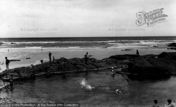 Photo of St Merryn, Treyarnon Bay Bathing Pool c.1955