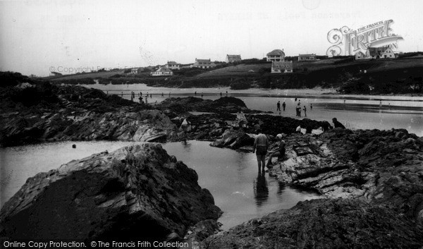 Photo of St Merryn, Treyarnon Pool c.1955