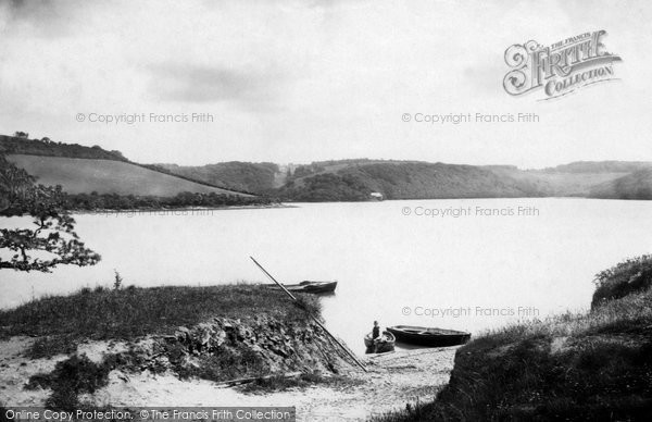 Photo of St Michael Penkivel, Tregothnan From  Tolverne 1890
