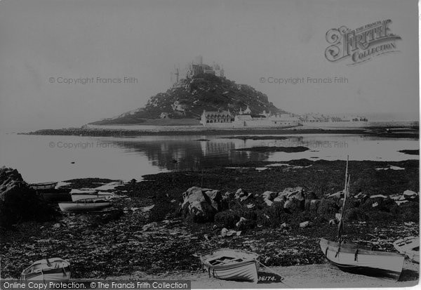 Photo of St Michael's Mount, 1895