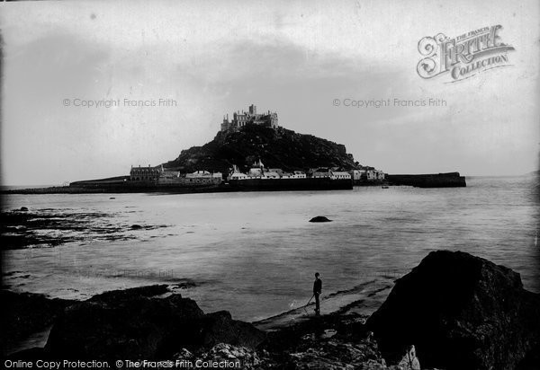 Photo of St Michael's Mount, 1895