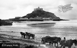 And Seaweed Gatherers c.1930, St Michael's Mount