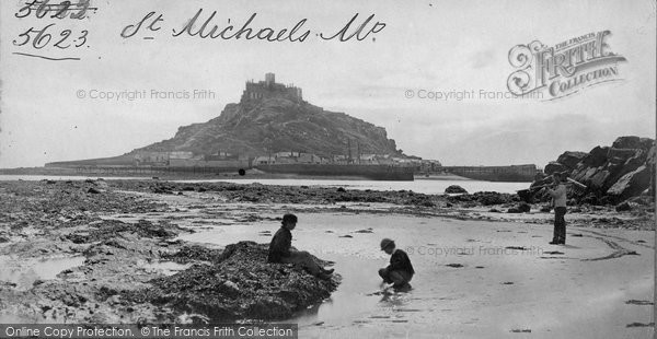 Photo of St Michael's Mount, c.1871