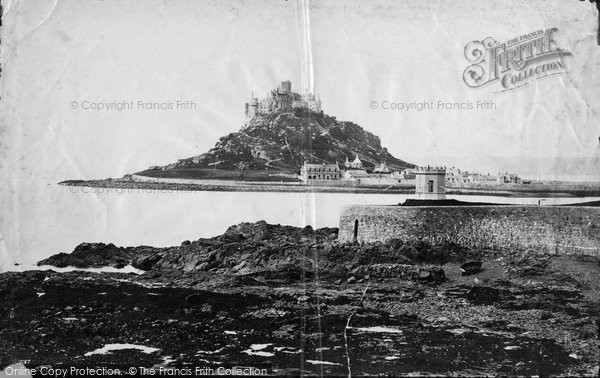 Photo of St Michael's Mount, c.1879