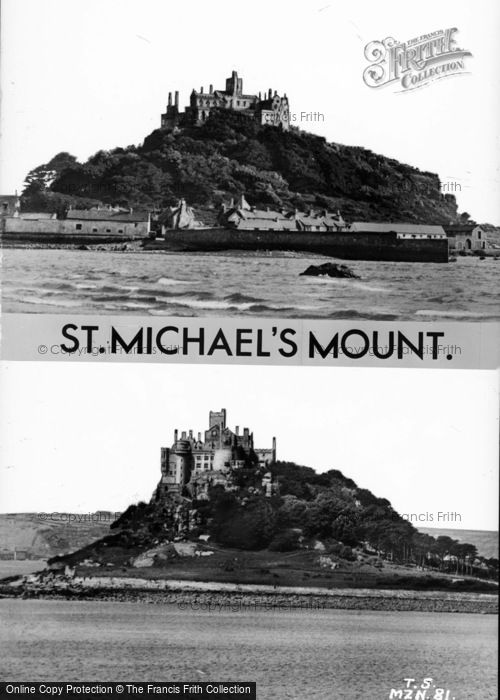 Photo of St Michael's Mount, Composite c.1955