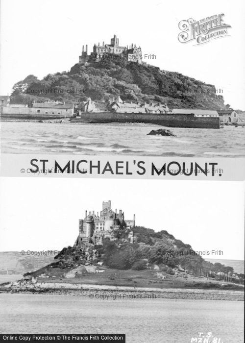 Photo of St Michael's Mount, Composite c.1955