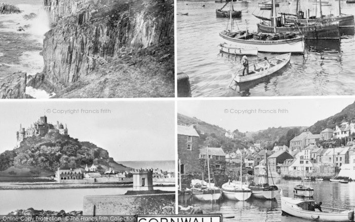 Photo of St Michael's Mount, Composite c.1955