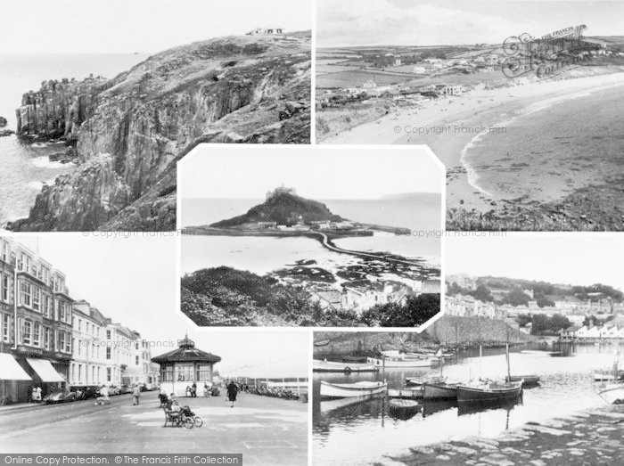 Photo of St Michael's Mount, Composite c.1955