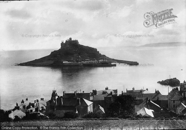 Photo of St Michael's Mount, From The Beacon 1903