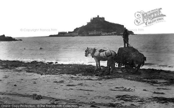 Photo of St Michael's Mount, Seaweed Gatherers 1931