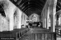 Church Interior 1895, St Minver