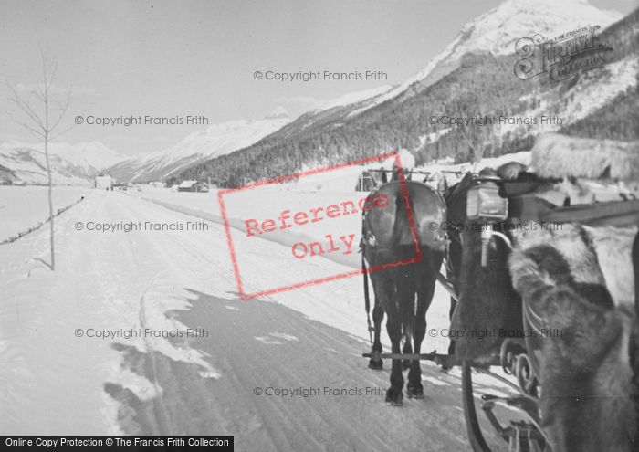 Photo of St Moritz, Between Samadan And Zuoz c.1937