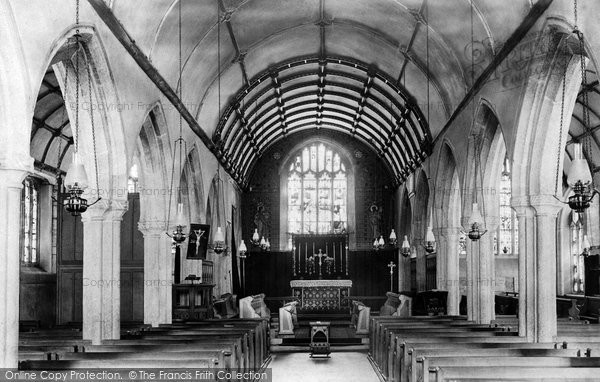 Photo of St Neot, The Church Interior 1893