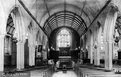 The Church Interior 1893, St Neot