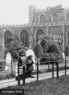A Girl On The Church Path 1897, St Neots