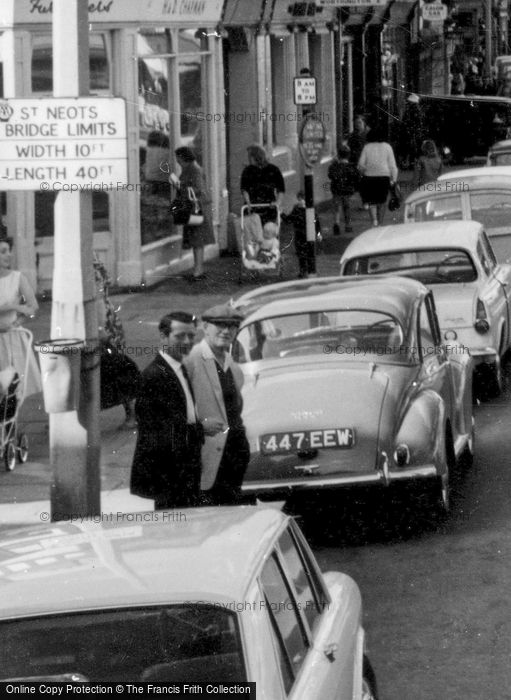 Photo of St Neots, Waiting To Cross High Street c.1960