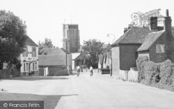 Bell Inn And Church c.1955, St Nicholas At Wade