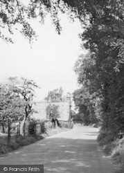 Shuart Lane c.1955, St Nicholas At Wade