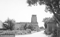 The Church From Shuart Lane c.1955, St Nicholas At Wade