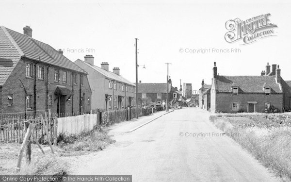 Photo of St Nicholas At Wade, The Village From The East c.1955