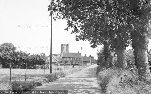 Photo of St Nicholas At Wade, The Western Entrance To The Village c.1955