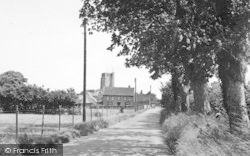 The Western Entrance To The Village c.1955, St Nicholas At Wade