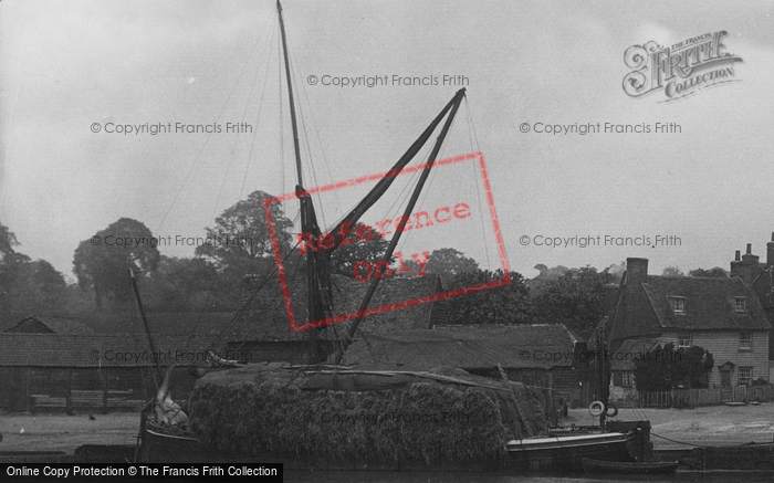 Photo of St Osyth, A Boat In The Creek 1912