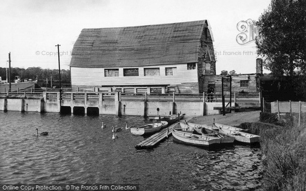 Photo of St Osyth, Boating Lake And Old Mill c.1955