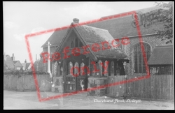 Church And Porch c.1930, St Osyth