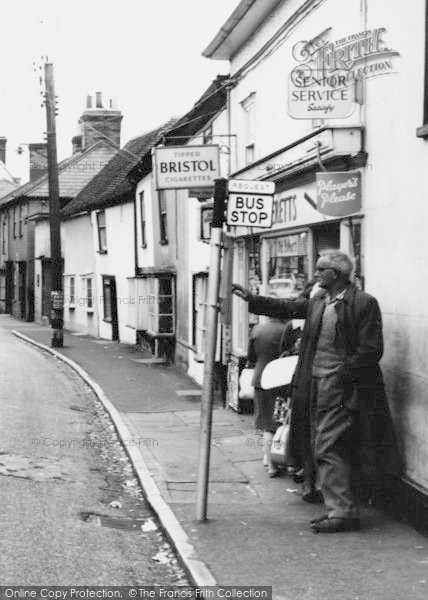 Photo of St Osyth, Clacton Road, Bus Stop c.1960